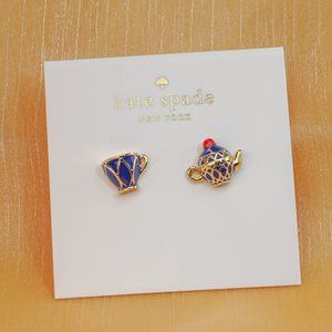 Kate Spade Alice In Wonderland Teacup Stud Earrings (with GIFT BAG)
